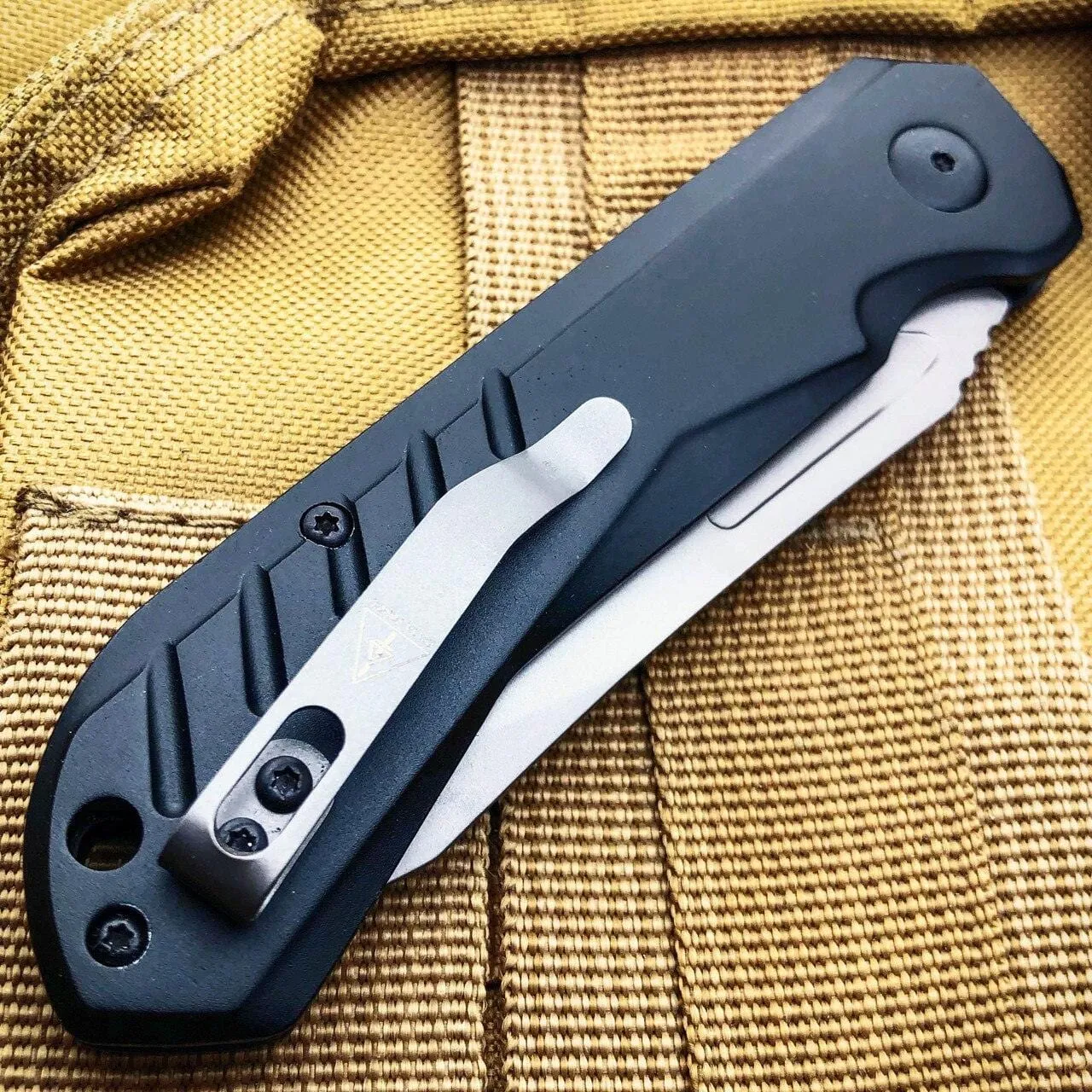 Survival Military Hunting Switch Blade Pocket Knife