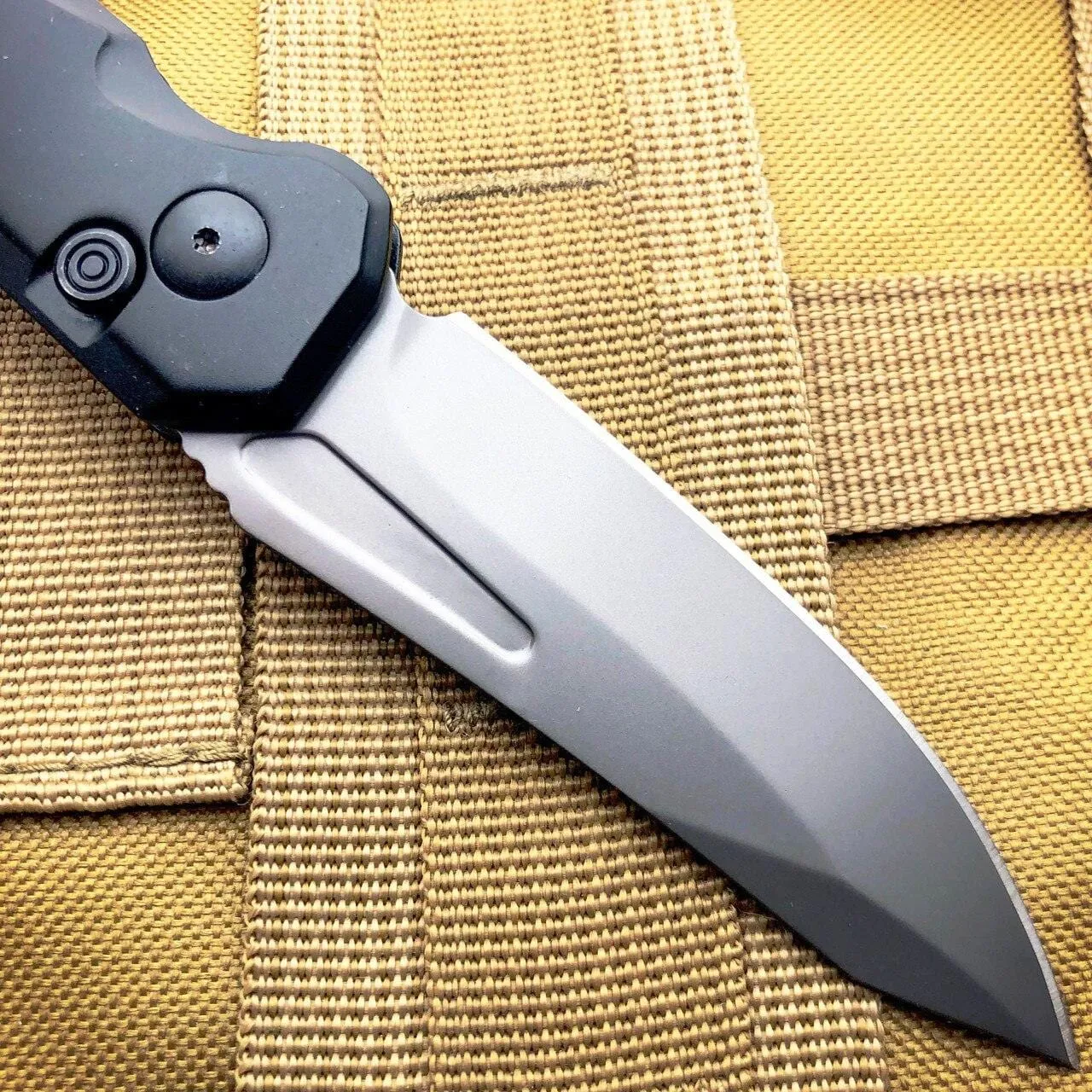 Survival Military Hunting Switch Blade Pocket Knife