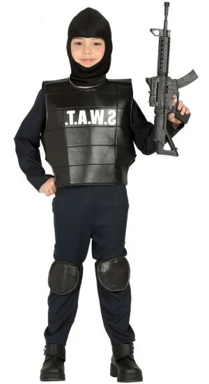 SWAT Police Costume Child's