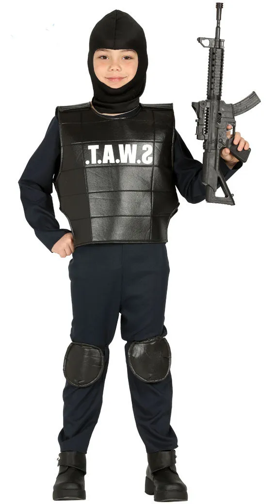 SWAT Police Costume Child's