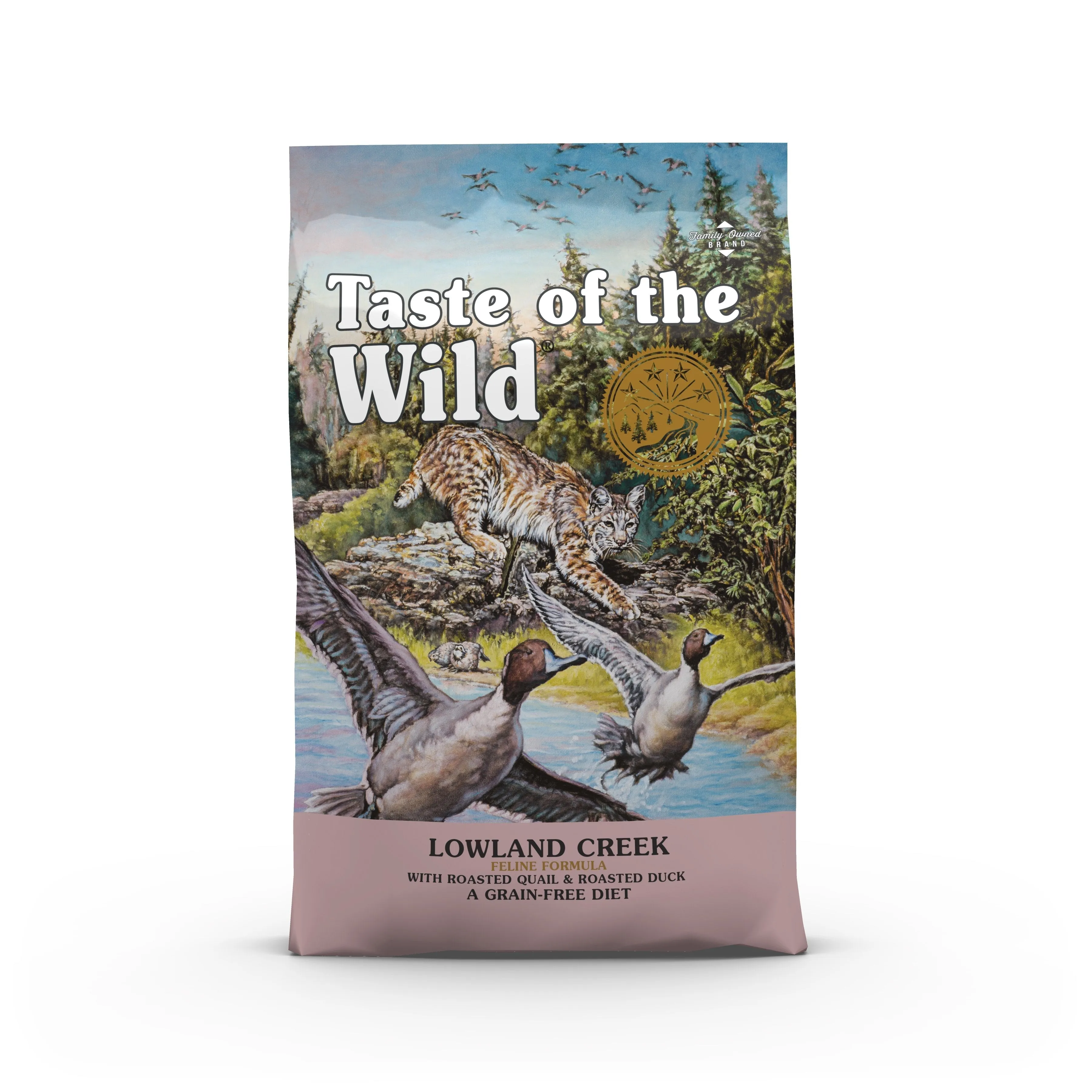 Taste of the Wild Cat Lowland Creek Quail and Duck Dry Food 6.6kg