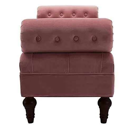 Tiffo Suede Lounger in Blush Pink Color