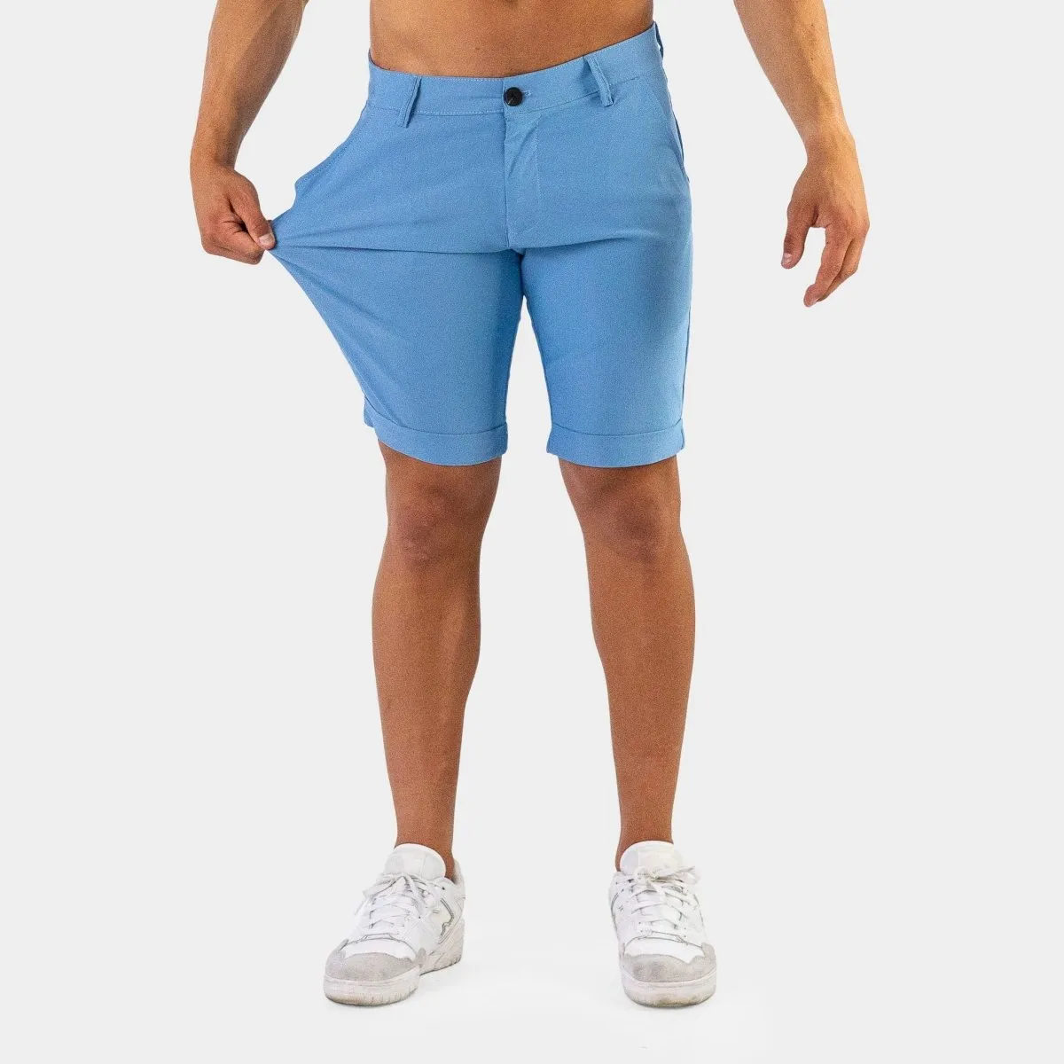 Ultra-Stretch 9” Chino Shorts - Sky Blue