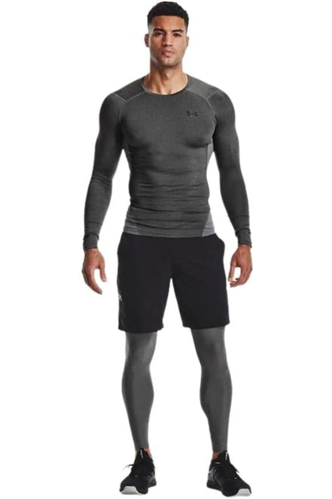 Under Armour HeatGear Core Tights Carbon Grey