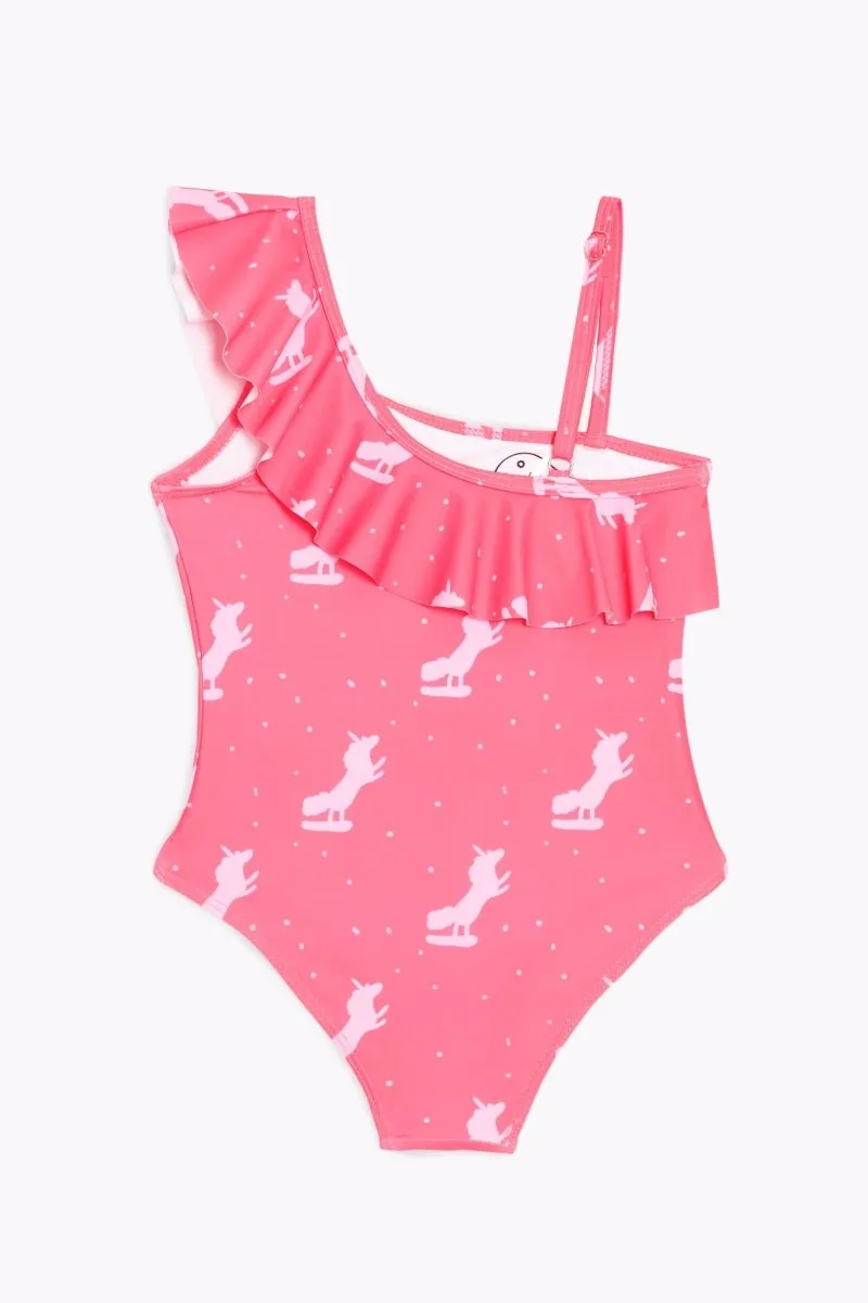 Unicorn Wave Girls Swimsuit