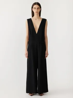 viscose twill jumpsuit