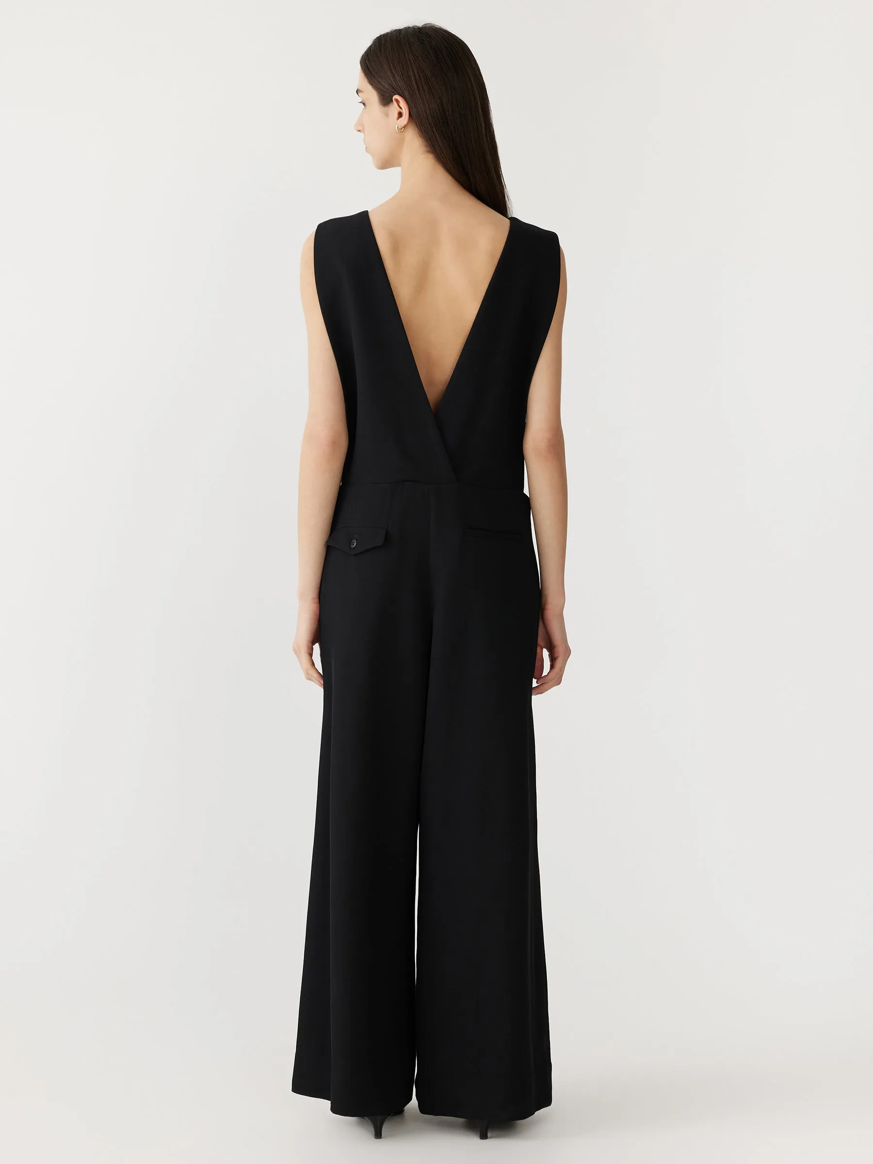 viscose twill jumpsuit