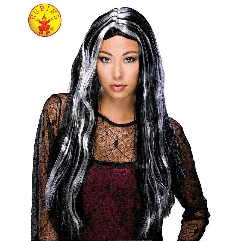 Witch Wig - Grey Streaked