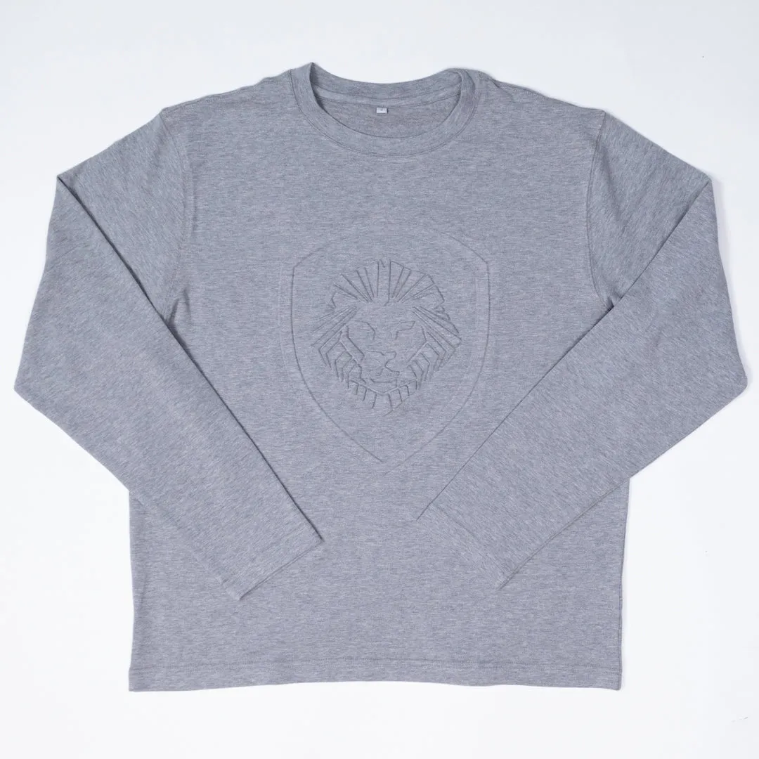 Women's VT Embossed Grey Long Sleeve