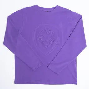 Women's VT Embossed Purple Long Sleeve