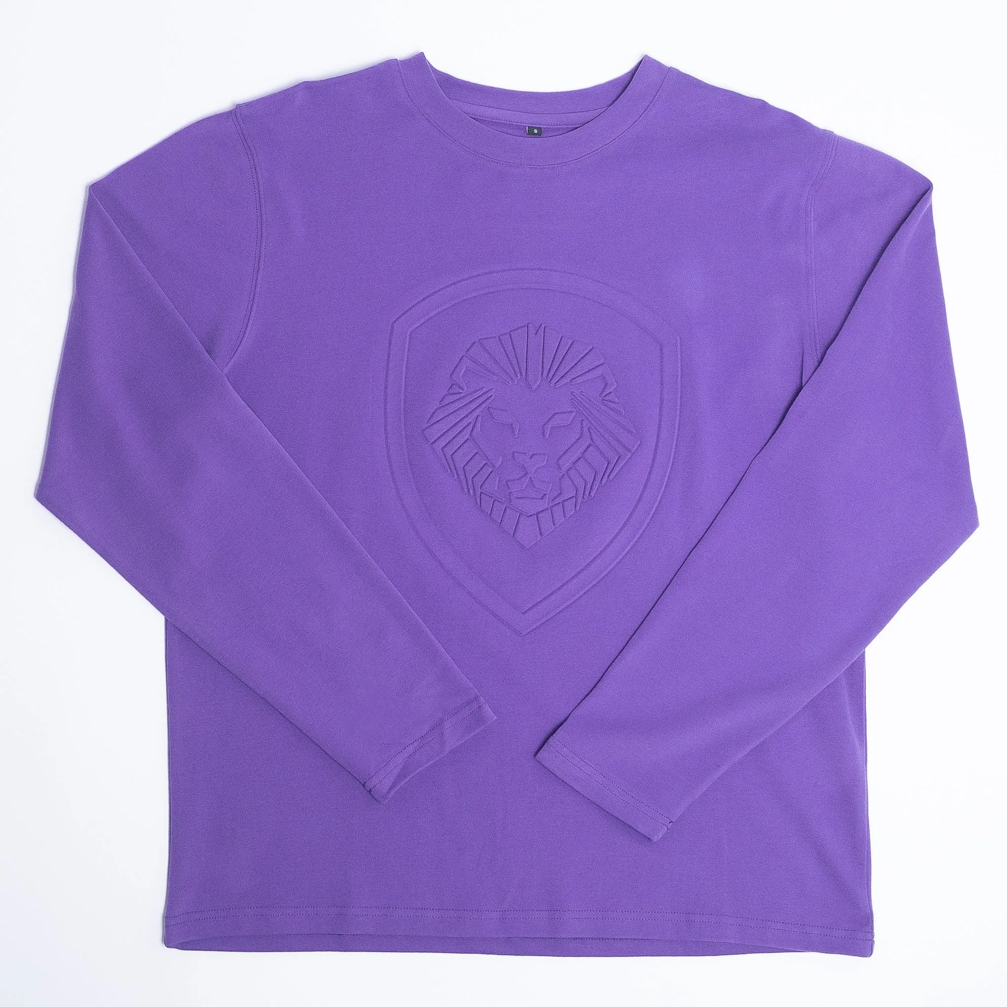 Women's VT Embossed Purple Long Sleeve