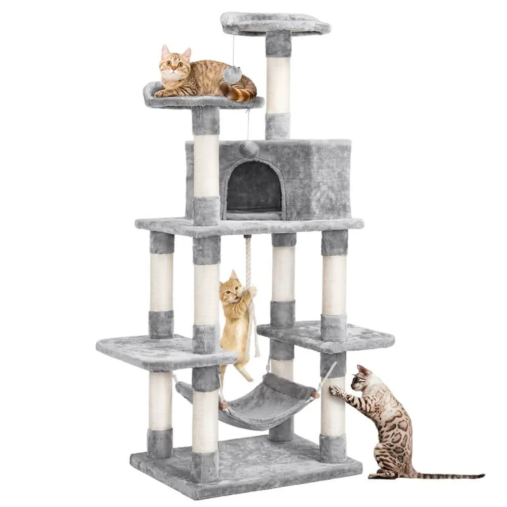 Yaheetech Cat Tree Tower 59 Inch