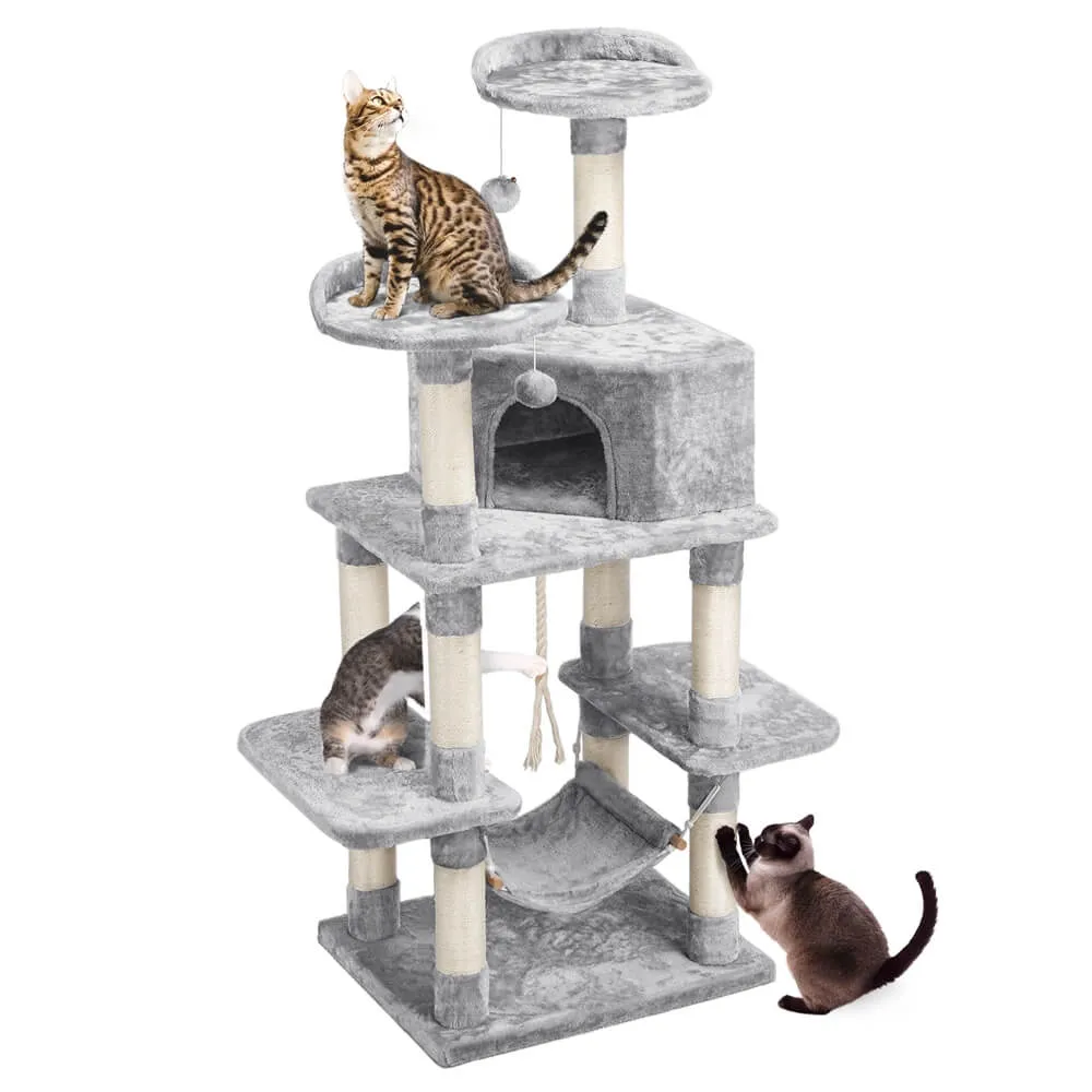 Yaheetech Cat Tree Tower 59 Inch